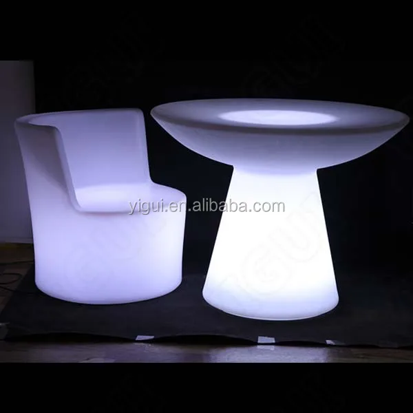 led lounge furniture, bar and lounge table for event
