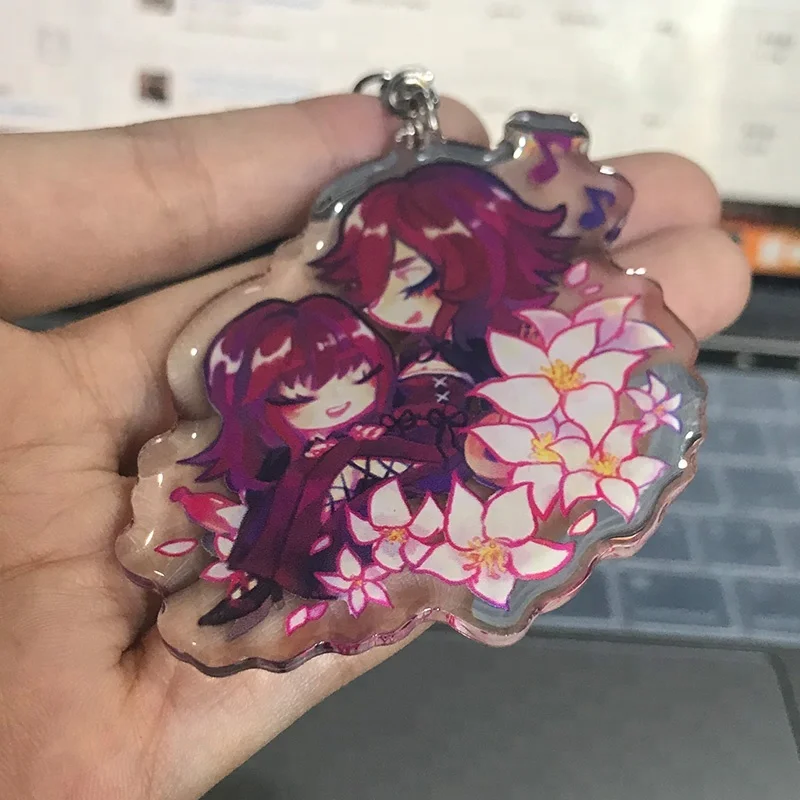 Изготовленный На Заказ двусторонний акриловый стенд Подвески с рисунком аниме прозрачный Стенд