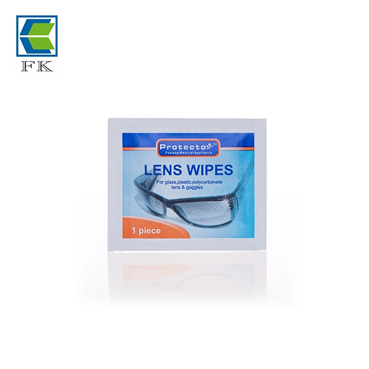 
Custom Logo Lens Wipes Eyeglass Lens Cleaner Lens Wet Cleaning Cloth 