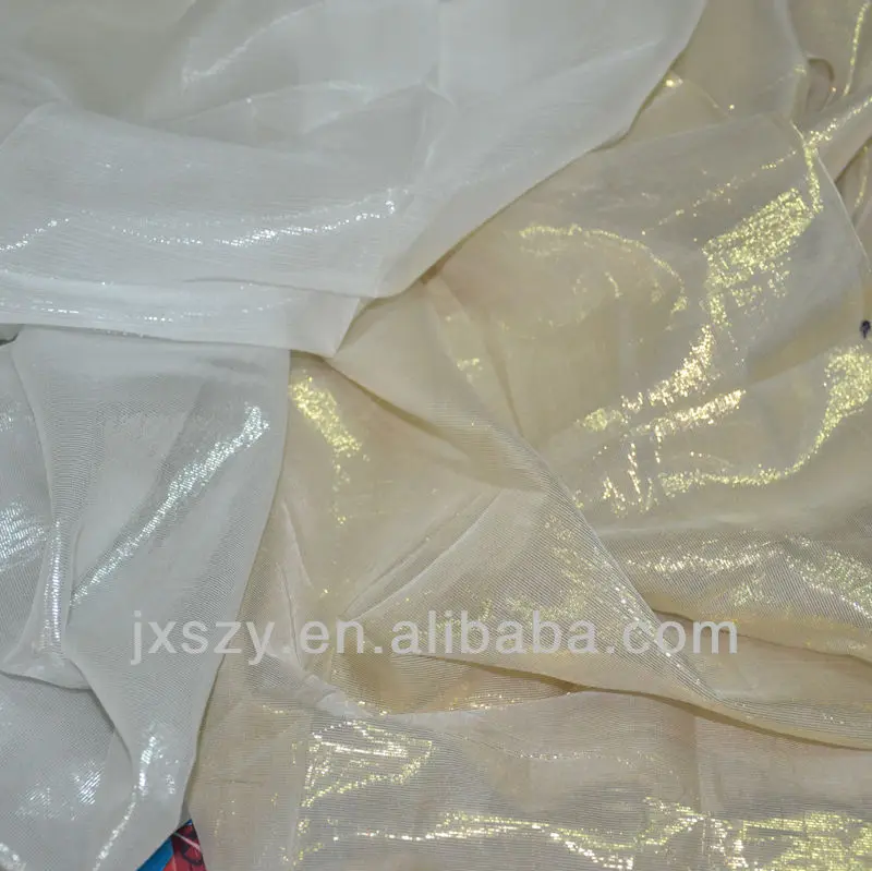metallic lurex silk fabric