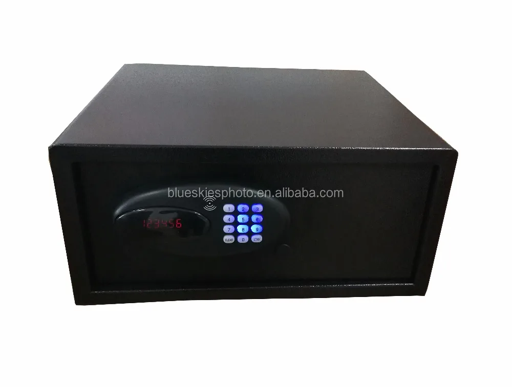 
RFID card opening in-room safe with hotel lock software 