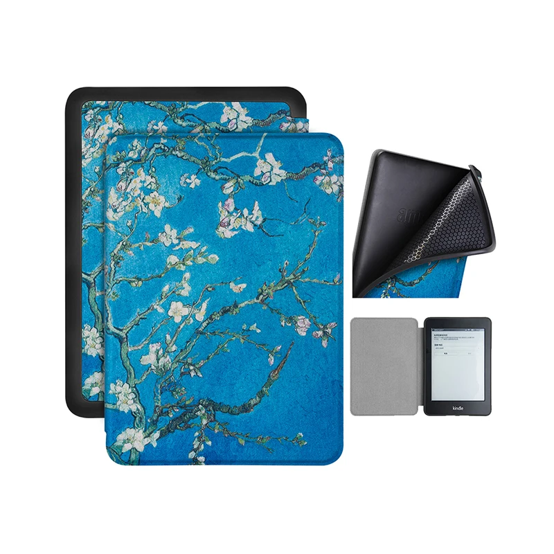 For kindle paperwhite 4 2018  soft tpu case colorful painting