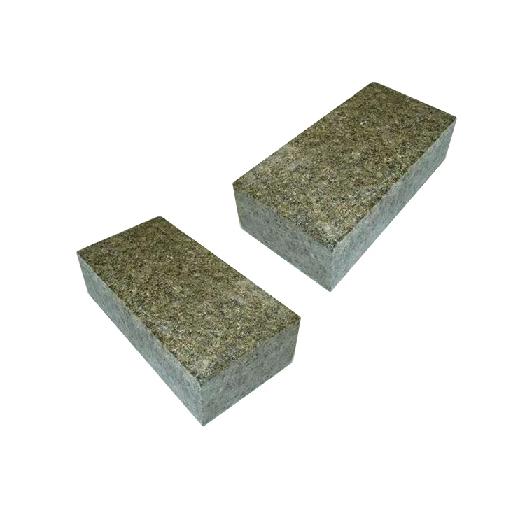
Buy wholesale GP2 split flamed hammered cheap natural olive green stone granite block paving setts bricks 