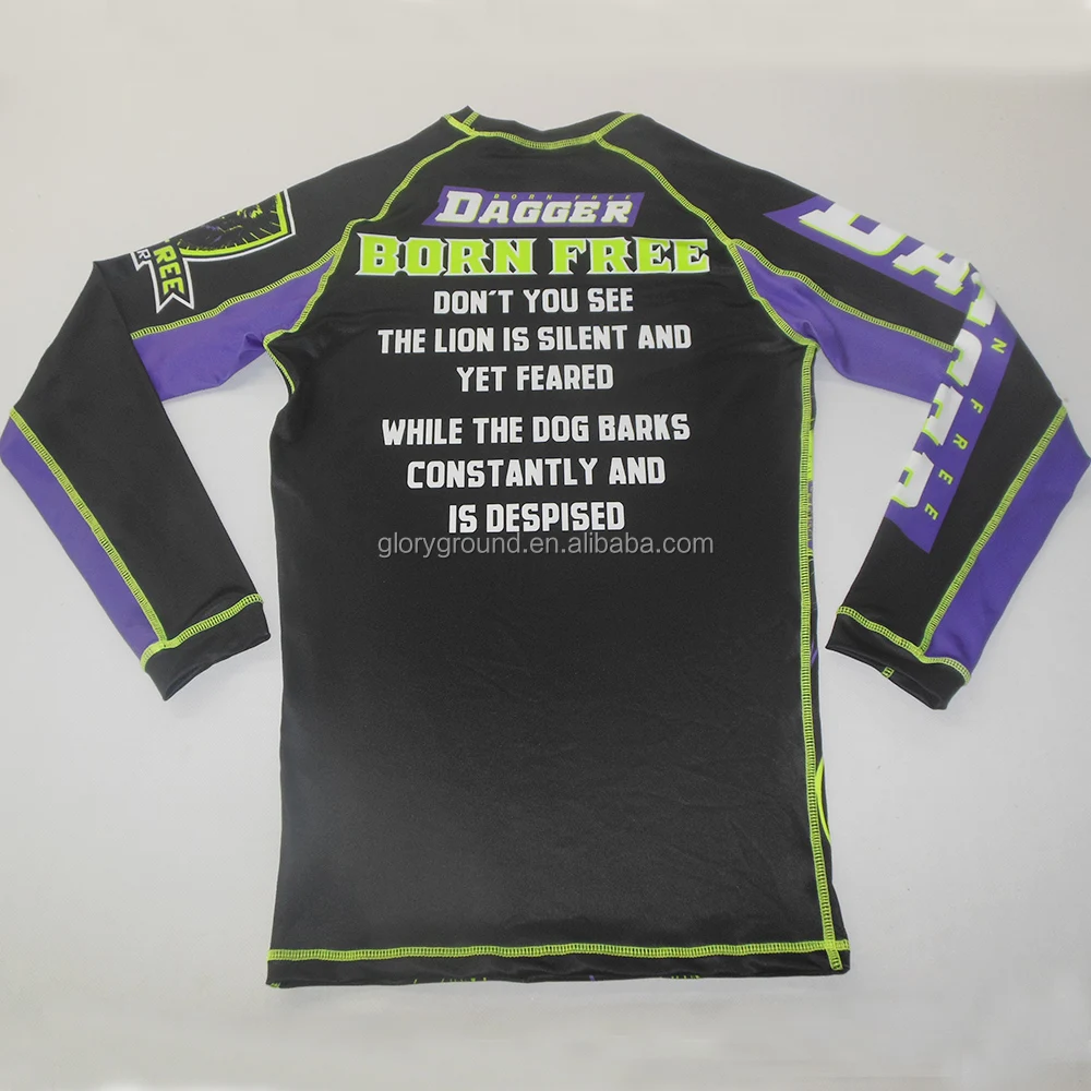 
Custom sublimated rash guards bjj 