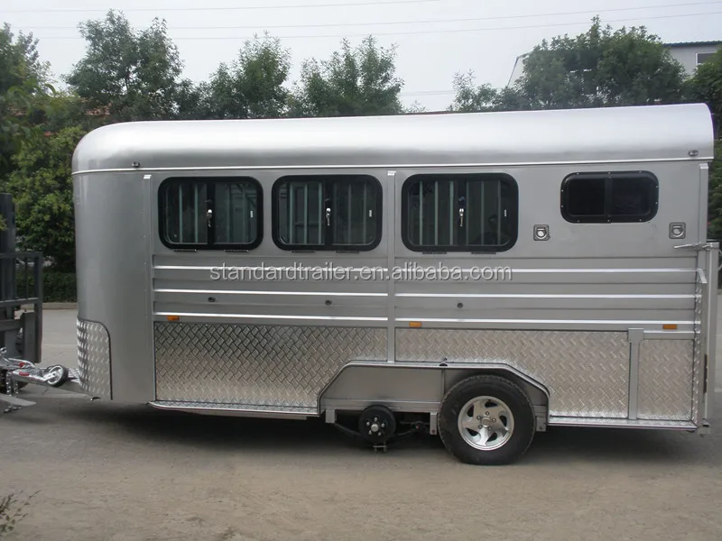 
Angle load horse float 