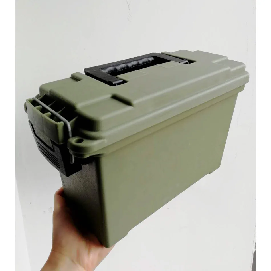 Customized logo plastic  M2A1 ammo can Plano green ammo box