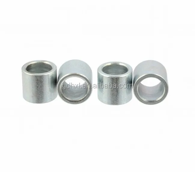 CNC machining polished stainless steel round hollow spacer ring