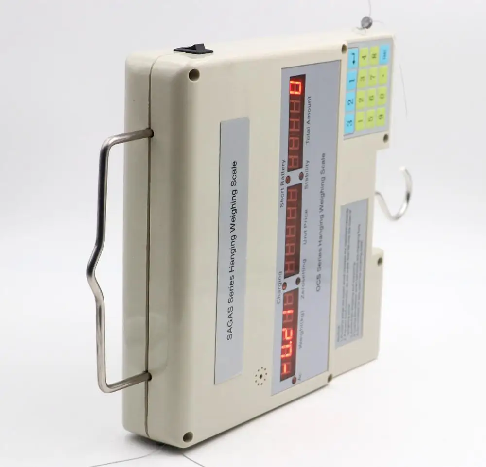 Precise Hanging Crane Electronic Price Computing Scale with Pan for Shop Retail 30kg