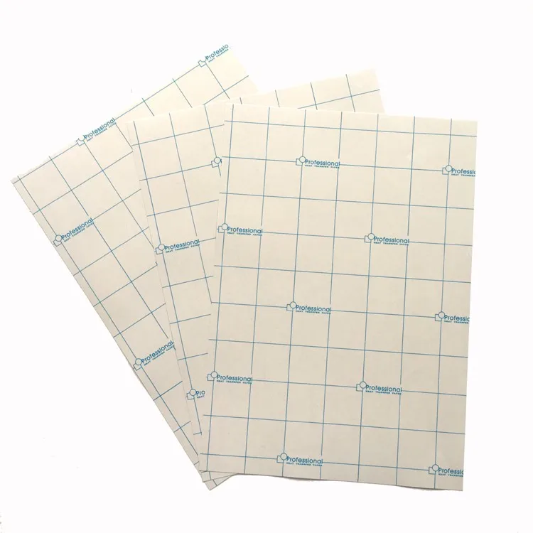 Wholesale price a4 size light color 100% cotton tshirt fabric clear for inkjet printers printing  heat transfer paper