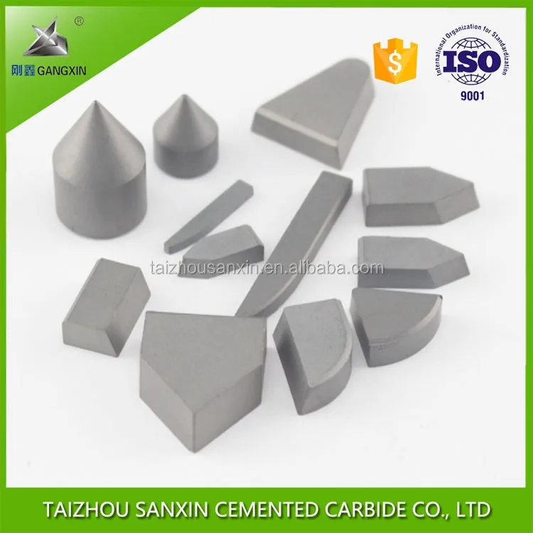 K10, K20, P30 brazed cemented tungsten carbide tip for lathe tools sanxin