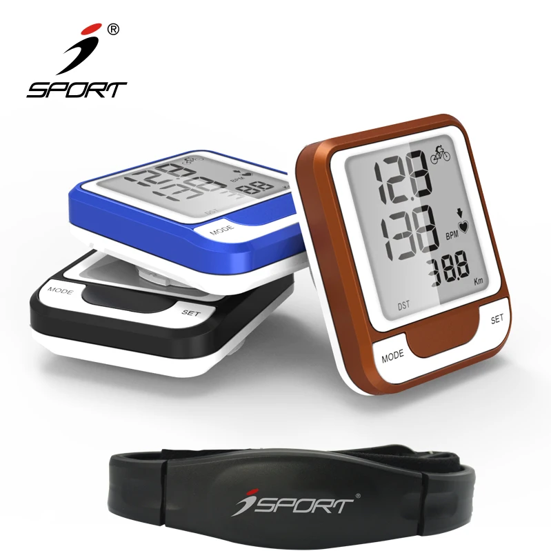 Bicycle Accessories Wireless Bike Computer Tractor Speedometer with Heart Rate Alarm Belt