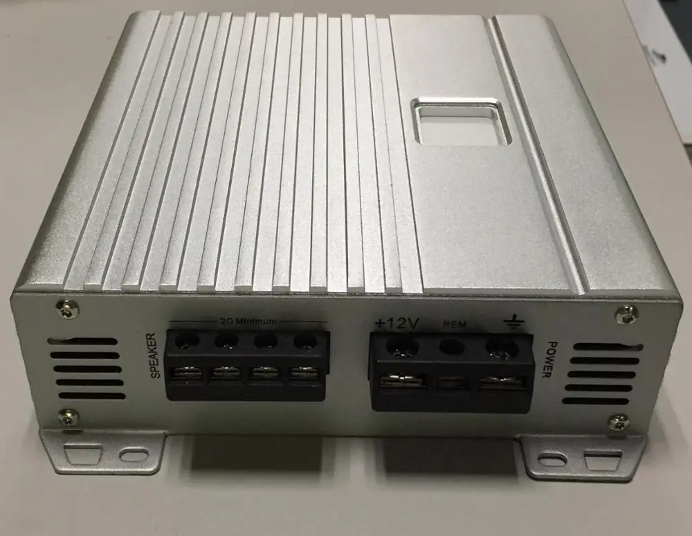 Amplifier car silver 1X600W mini