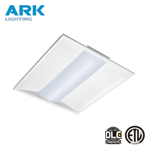 DLC 600*600MM 1200*600MM 40w troffer 130-150Lm/w led panel light retrofit 0-10v dimming