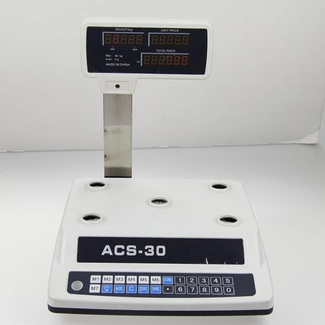 Fruit vegetable weighing scale price computing scale for sale