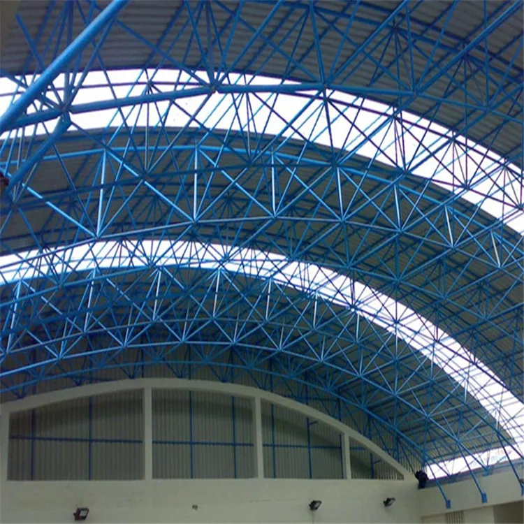 Arch Steel Space Frame Roofing System For Indoor And Outdoor Stadium/Sports Central Hall