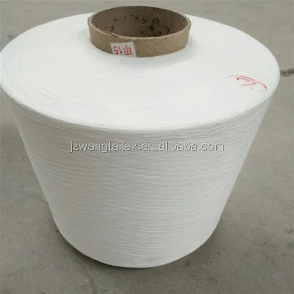 
100% VIRGIN POLYESTER SPUN YARN FROM 30S-60S MADE IN JINZHOU CITY FACTORY 