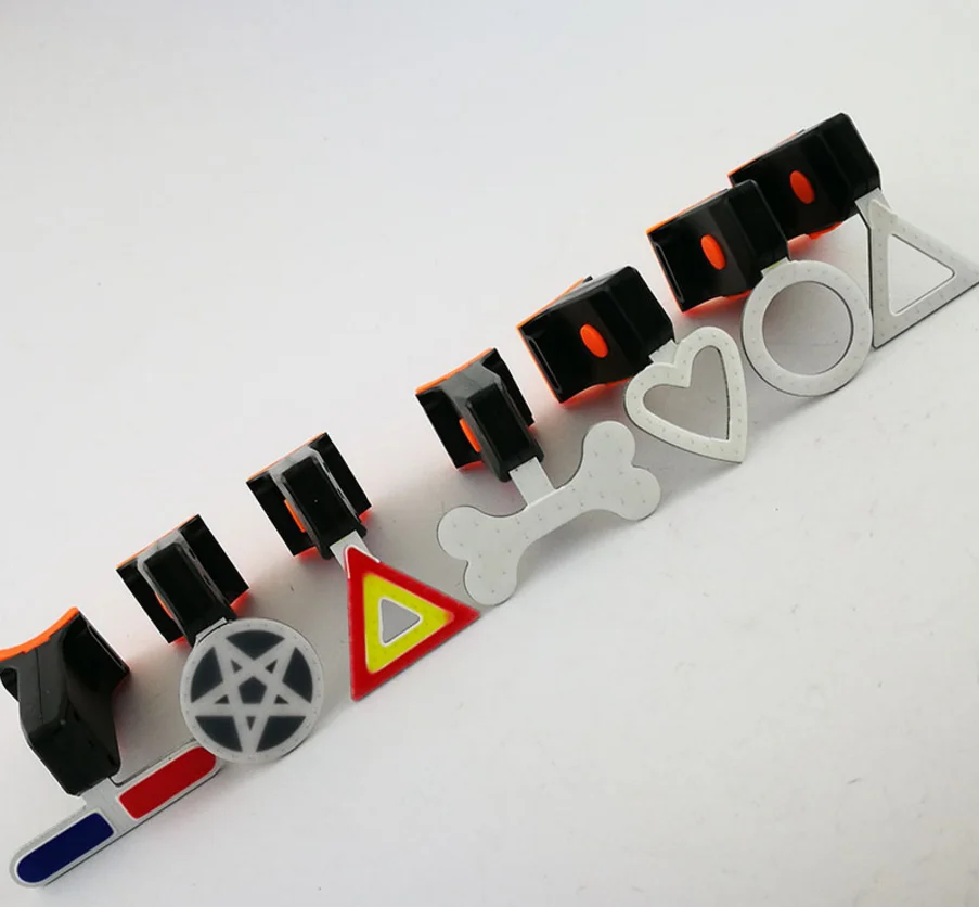 Modern Red Blue 5 Led 2 Laser Mountain Bike Lamp Cycling Warning Waterproof Rear Laser Bicycle Light