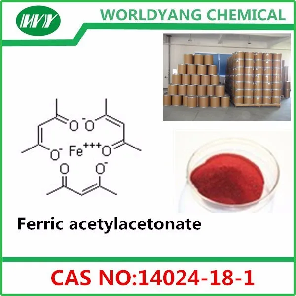 
Ferric acetylacetonate Iron(III) acetylacetonate cas 14024-18-1 
