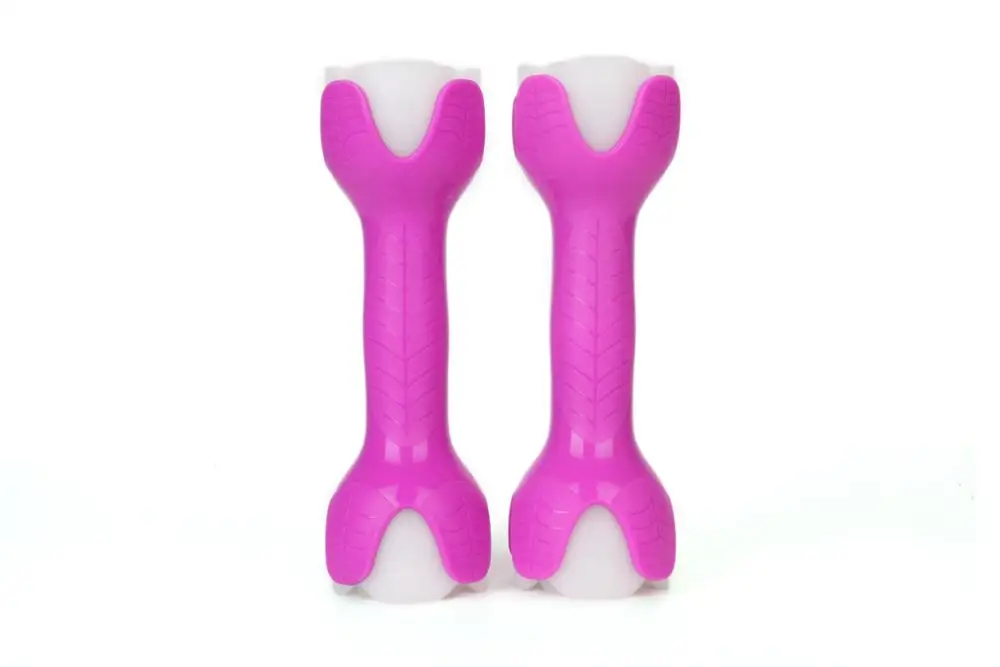 New lady yoga dumbbell with top classic peony design KYTO3008