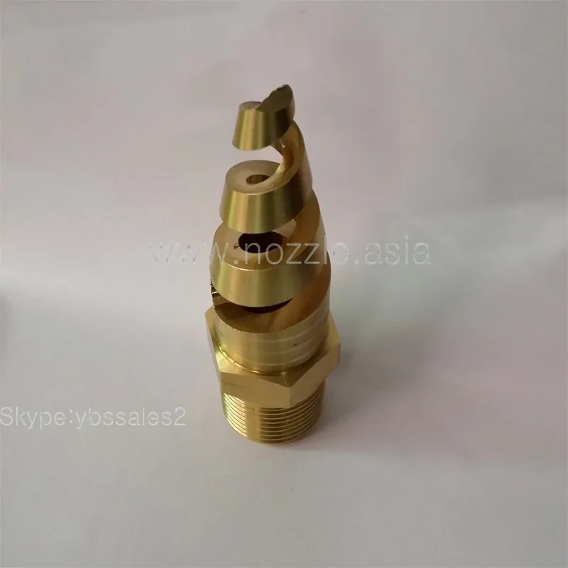 Sandblasting spiral nozzle