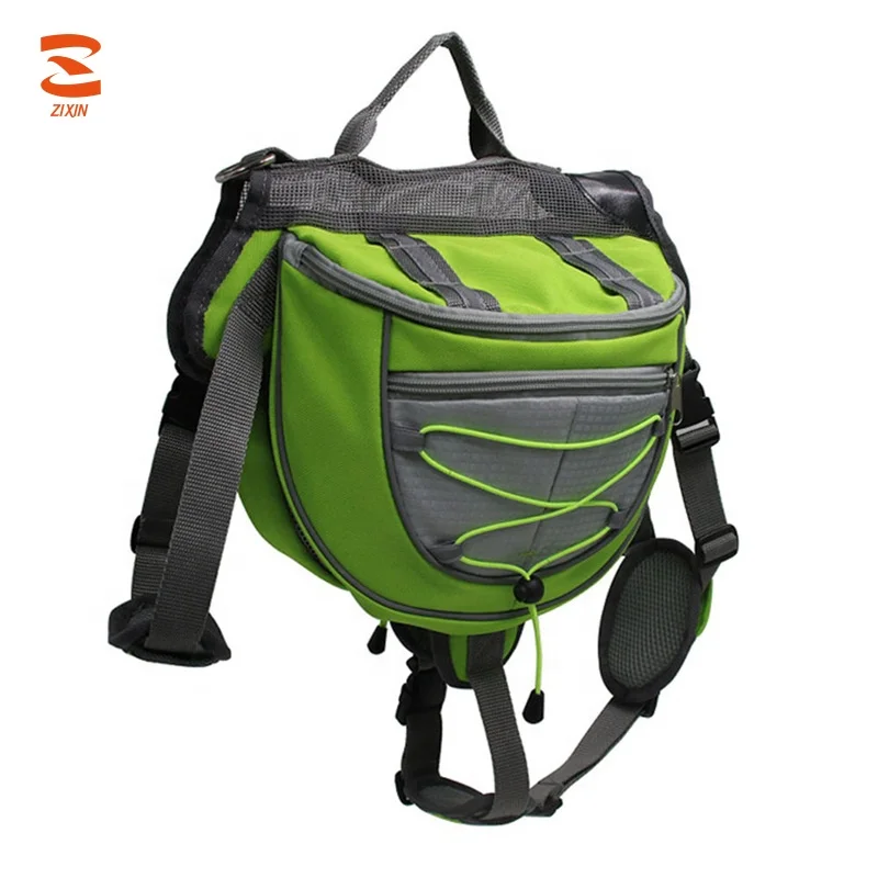 
Fashion Pet Dog Outdoor Travel Saddle Pack Saddlebag Backpack for Dogs 
