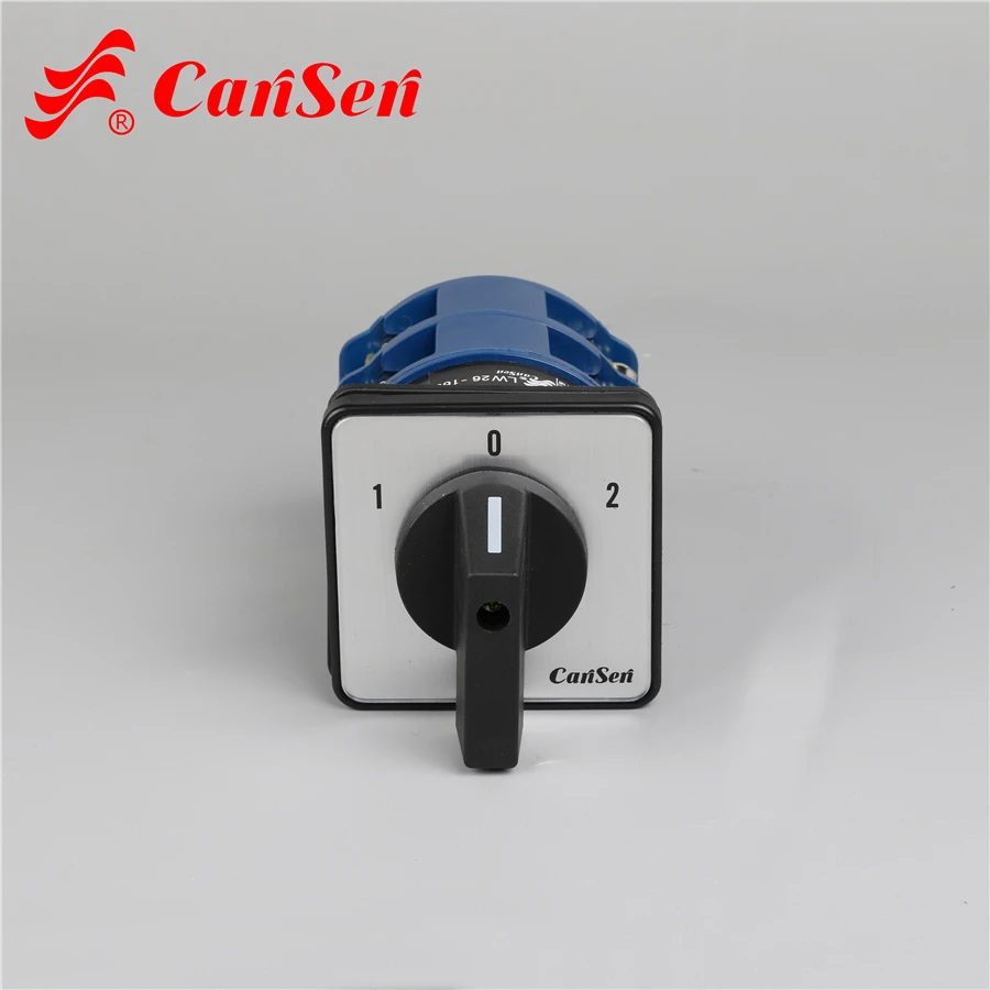 Cansen switch LW26-160 1-0-2 2 Pole rotary cam changeover switch control motor welding machine rotary cam switch