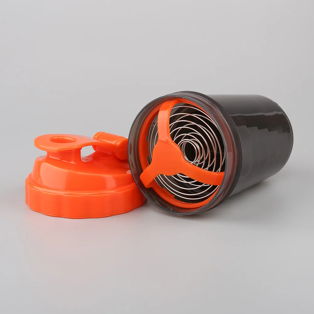 Best price plastic sports shaker protein water bottle black cup