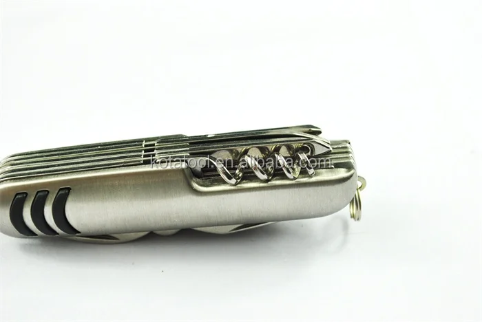 stainless steel multi purpose 12 in 1 multi function keychain knife