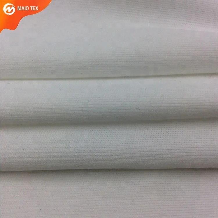 
circular knitting pes polyester knitted wicking interlock fabric for interlining 