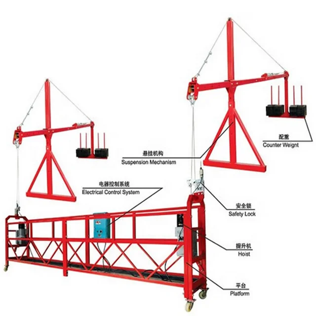 
Construction suspended scaffold/swing stage/gondola/cradle for sale 