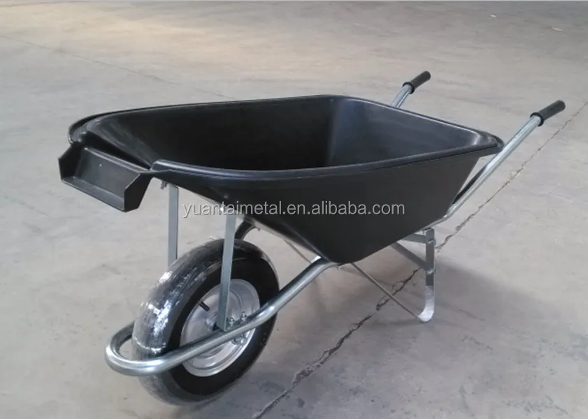 High quality Plastic PP tray wheel barrow manufacture WB5600