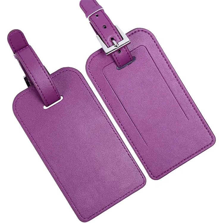 High Quality Custom Private Label Leather Travel Luggage Tag