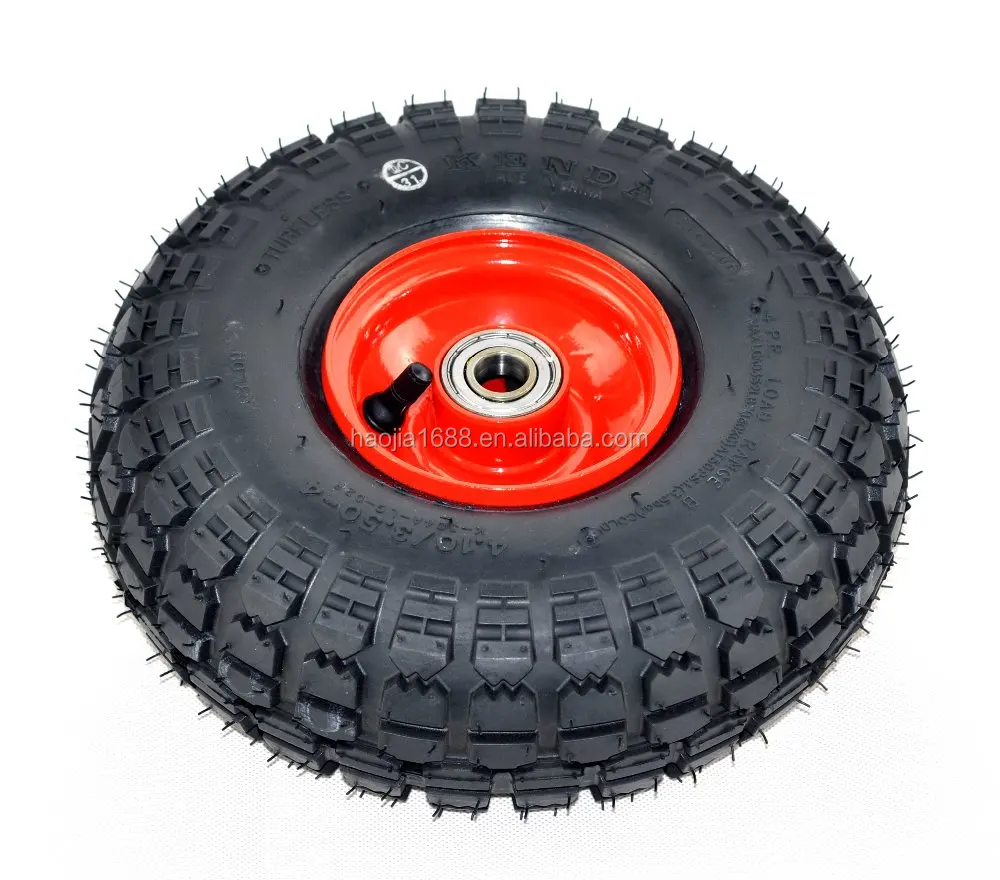 Source factory products 4.10/3.50-4 rubber vacuum tire wheel