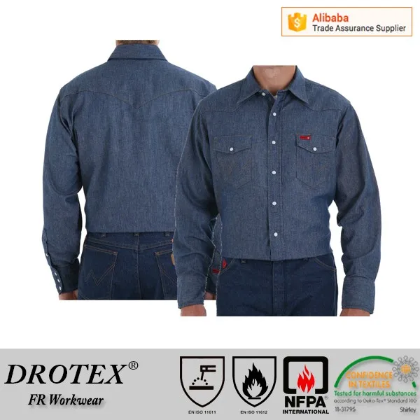 FR Cotton Flame Retardant Welding Shirt