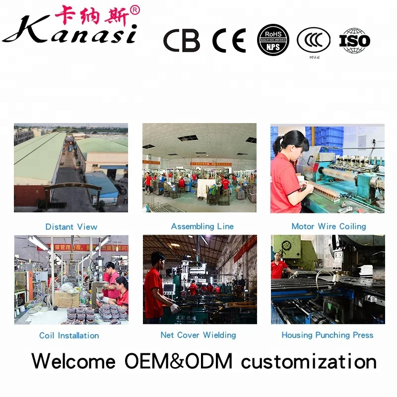 
Kanasi OEM Fan Factory Manufacturer Specialized In Fan, Exhaust Fan, Home Fan And Industrial Fan 