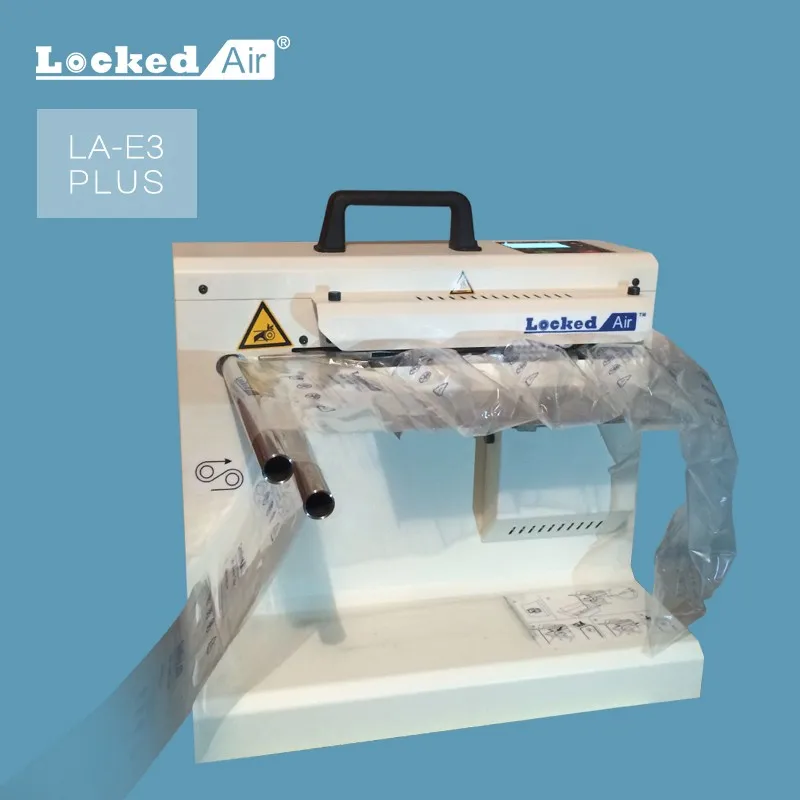 Factory supply pillow bubble bag buffer machine 28 meters per minute metal air cushion bag filler inflator machine