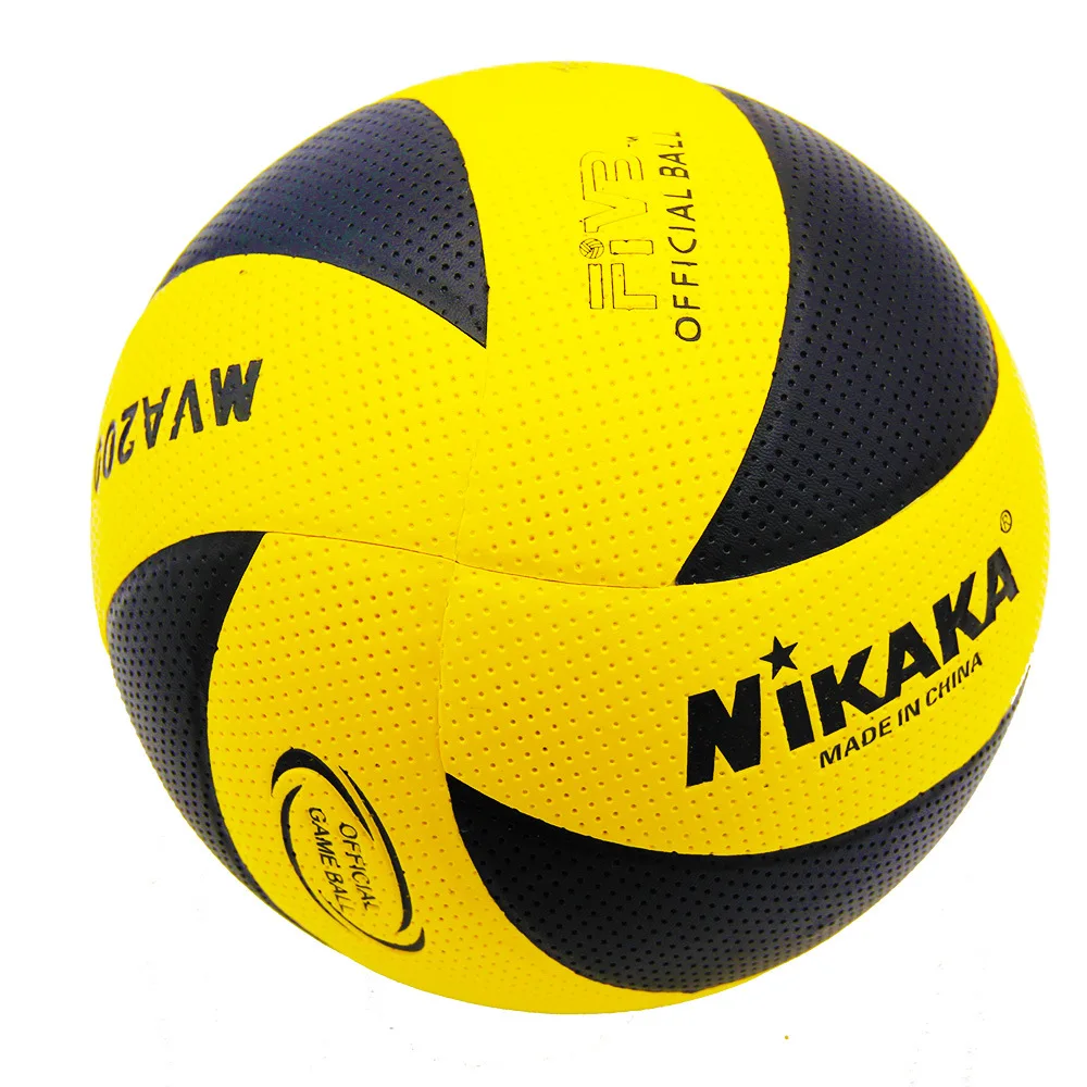 Cheap price 2017 new design White microfiber PU custom brand Volleyball Ball