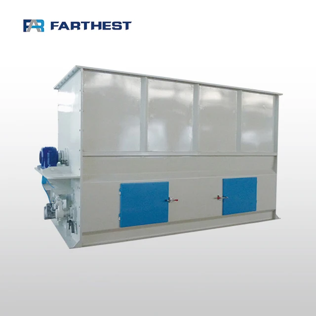 Two Screw Chicken Feed Mixing and Blending Machine