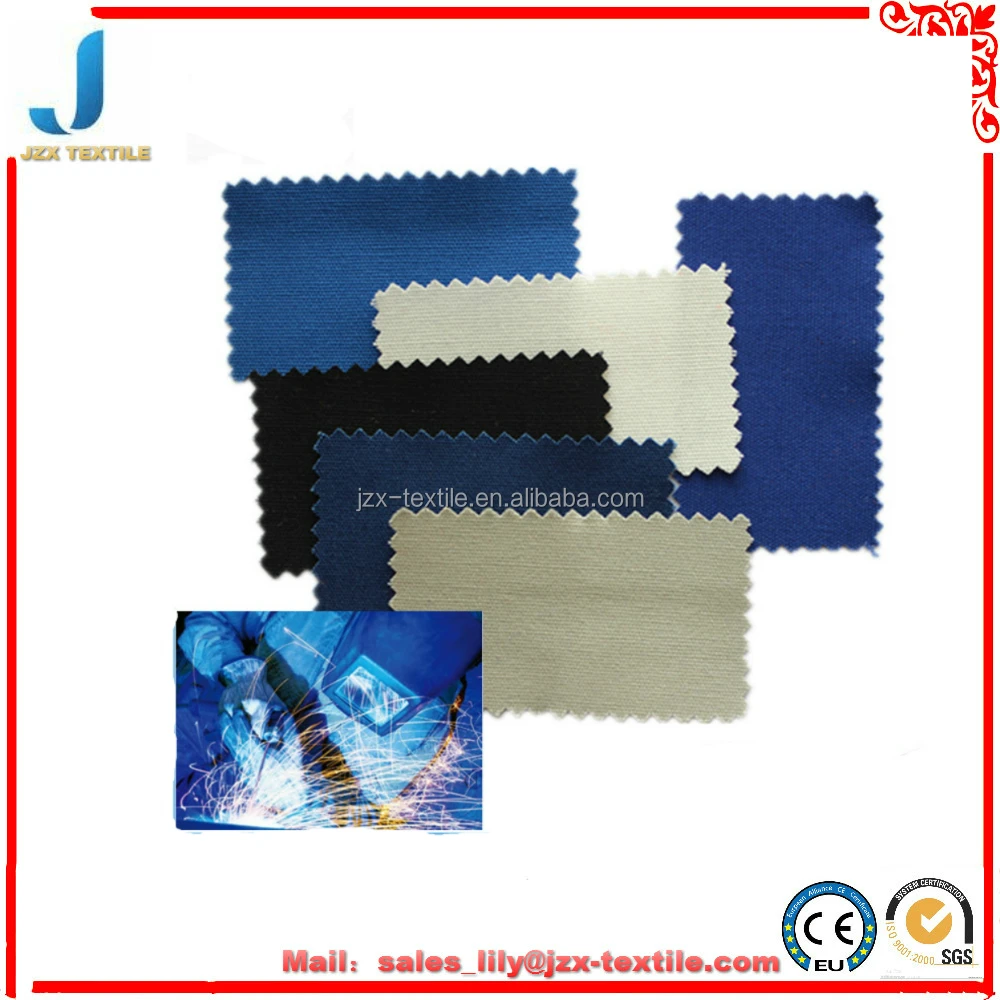 Китай оптовая продажа ткани саржевого умирает пожаробезопасный материал спецодежды функциональная ткань