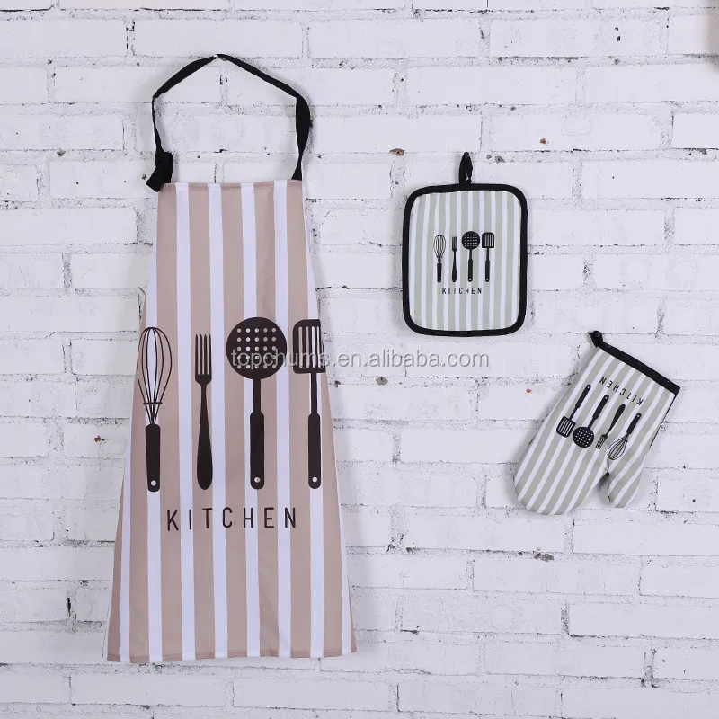 oven mitt apron