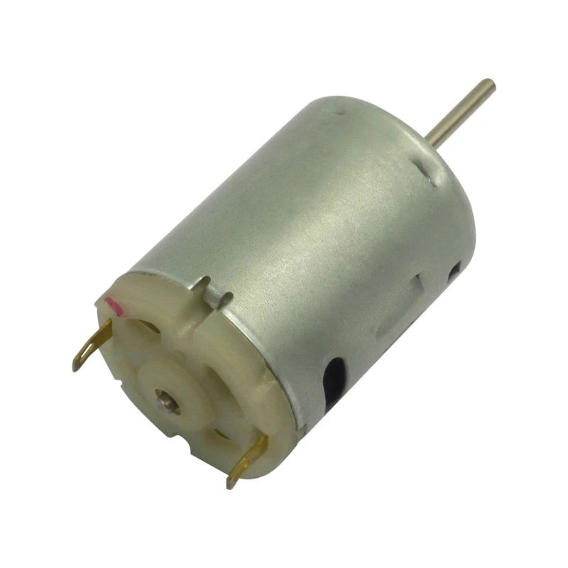 RS-385 Micro Electric pmdc motor,3v,6v,12v,24v, 1w-20w output,HIGH speed, HIGH torque for Fan, Hair Drier and Vending machine