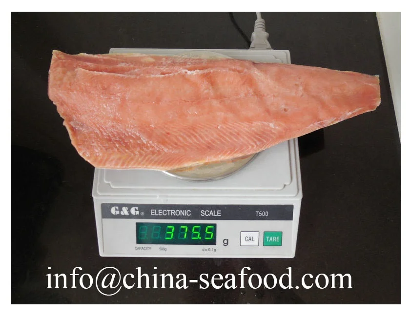 Pacific pink salmon IQF, skin-on or skinless, boneless, PBO or PBI