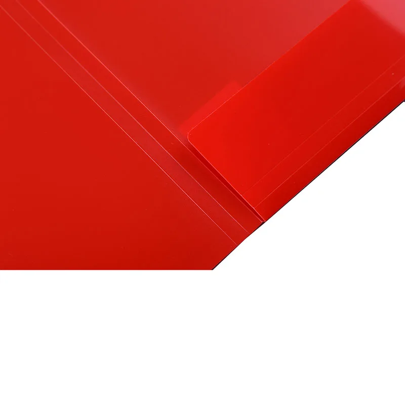 Solid A4 plastic pp file folder with elastic band closure