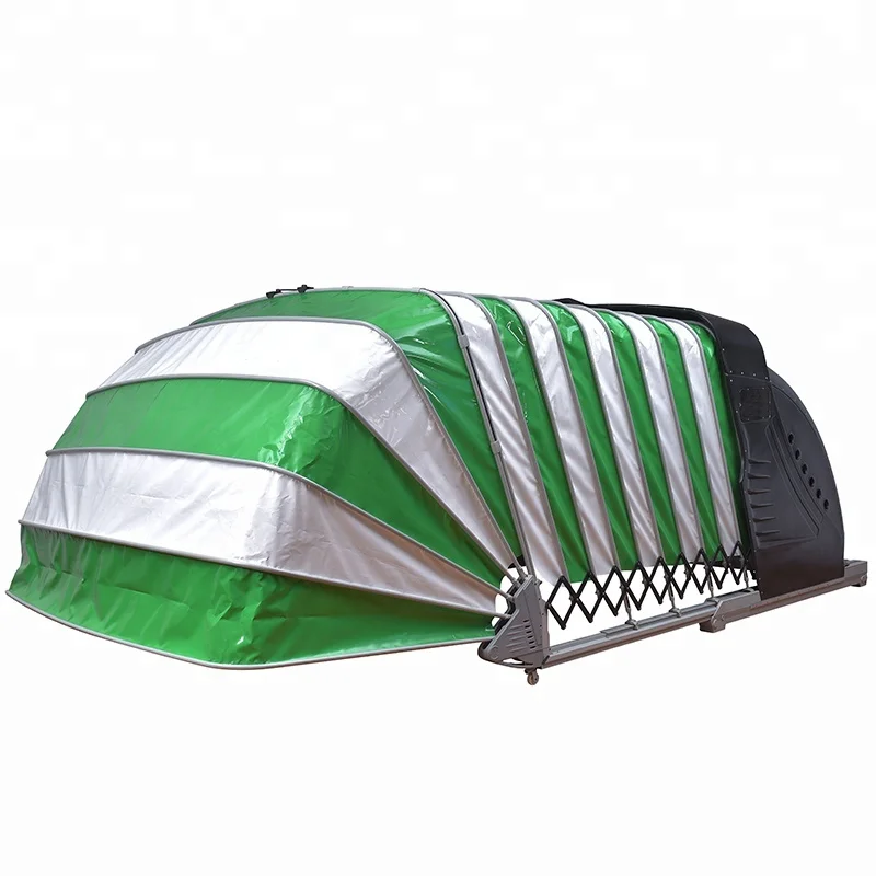 Solar Power Retractable Car Garage Portable Car Shelter Garage