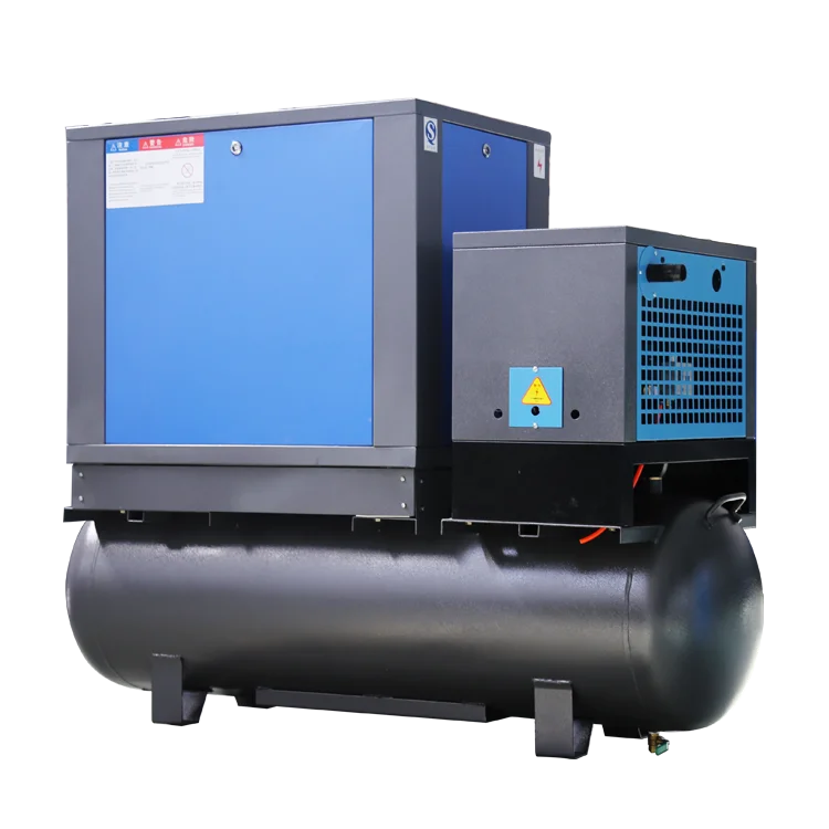 100cfm Dryer  10 Bar Portable Screw Air Compressor Diesel Engine Driven 500 L oil Free Screw Air Compressor