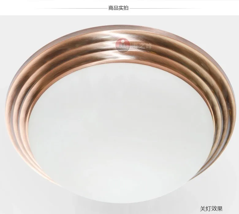 
 Стеклянный металлический светильник E27 Pampshade, круглая декоративная потолочная лампа для поверхностного монтажа дома  