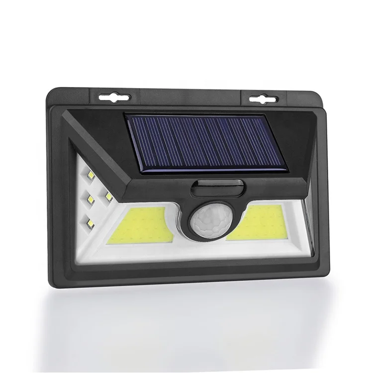 Outdoor PIR motion sensor 32 COB led solar garden light solar wall light garden lamp for Fence Pathway Street