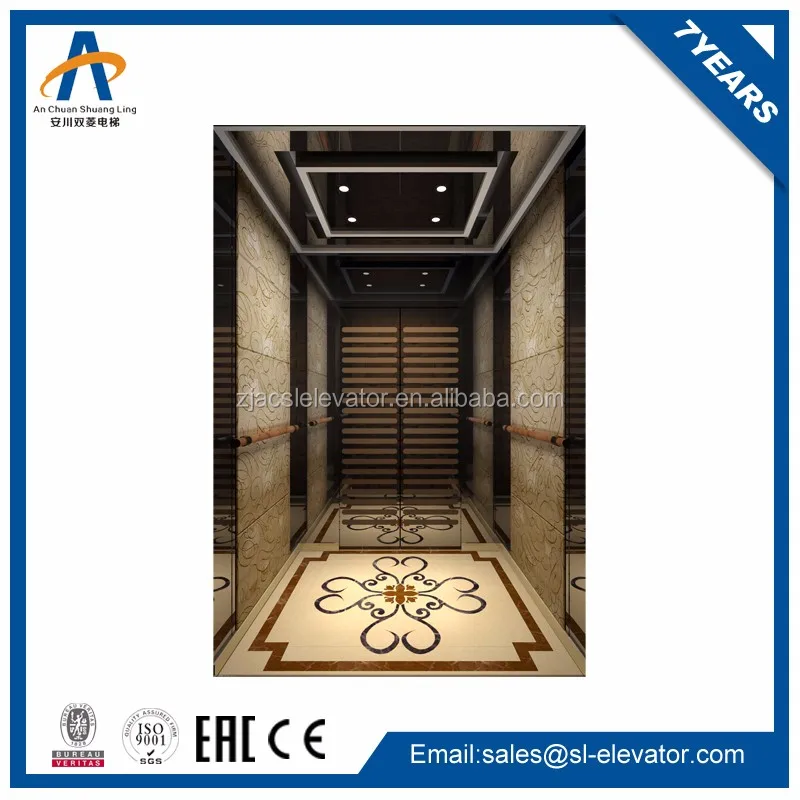 Hot Sale New AC Drive Elevator 4 Person Size Passenger Lift for Home Use at Hotel Elevator Prices
