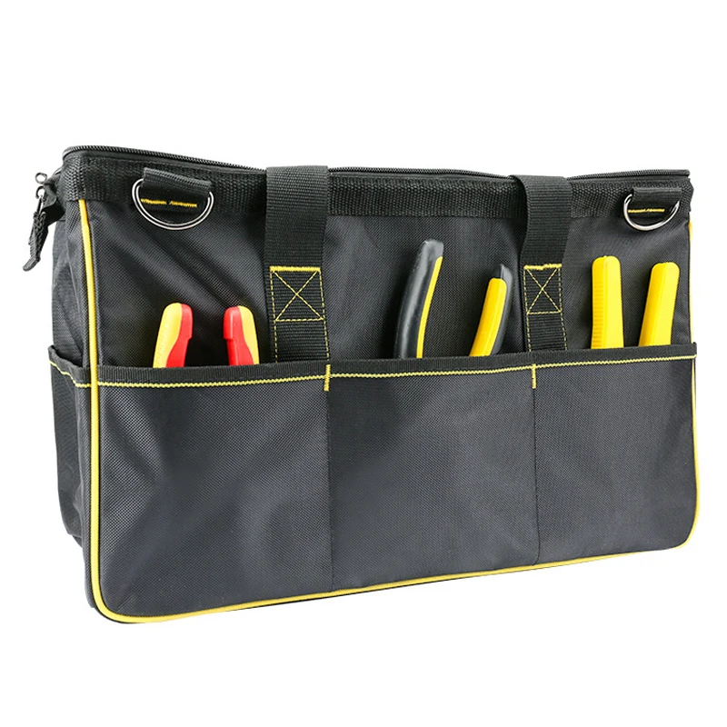 Waterproof 600D Fabric Carpenters Plumbers Multisize 13 to 23 inches Heavy Duty Electrical Electricians garden Tool Bag