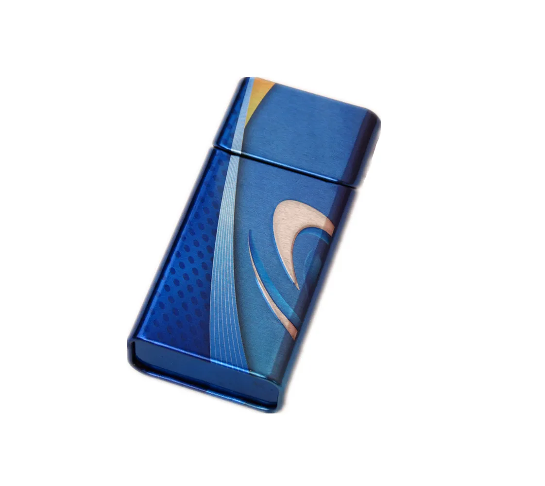 Rectangular Custom Metal Small Attractive Cigarette Tin box packaging tin case